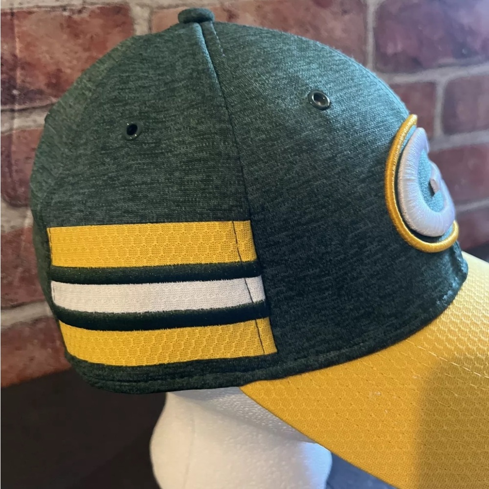 Green Bay Packers New Era 39Thirty M/LGreen Hat - Picture 3 of 9